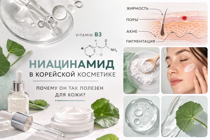 Ниацинамид в корейской косметике