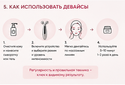 Как использовать девайсы для ухода за кожей