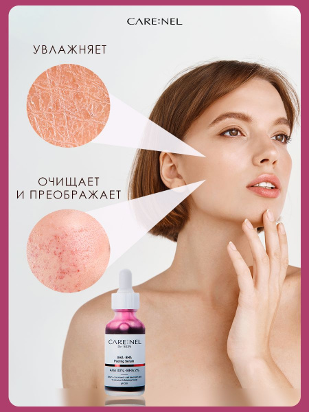 Корейский кровавый пилинг для лица. AHA 30% + BHA 2% peeling serum, 30 мл | Москосметикс