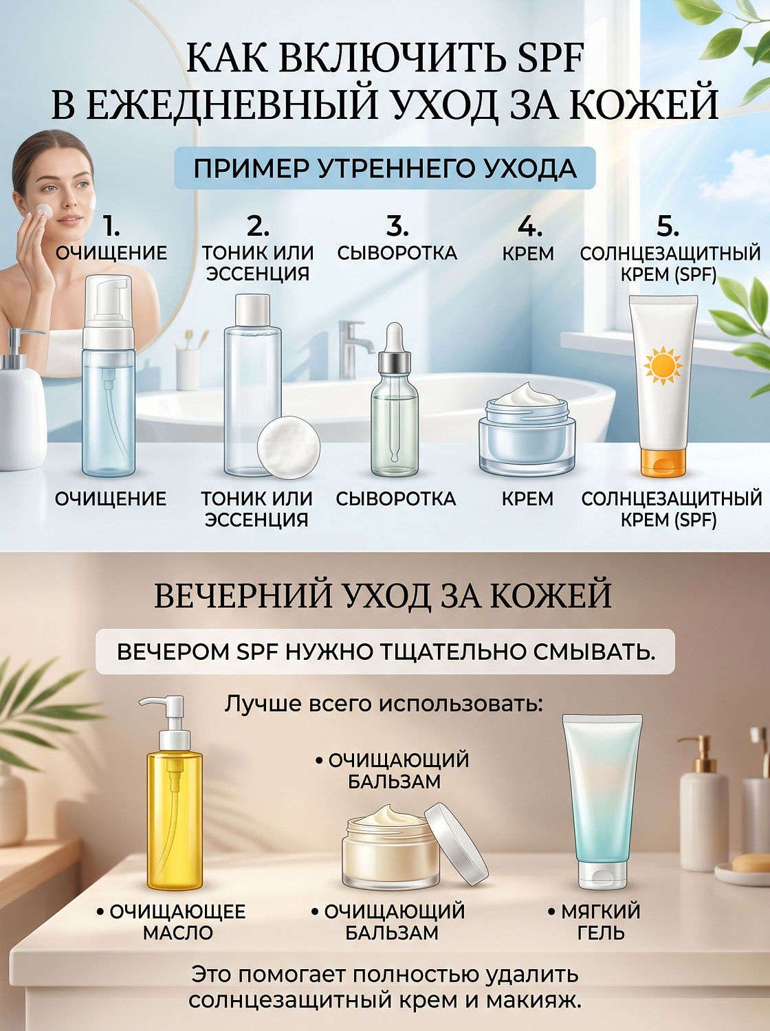 Полный гид по солнцезащитным средствам: как выбрать SPF, защитить кожу и предотвратить фотостарение