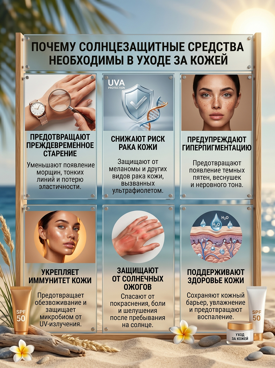 Полный гид по солнцезащитным средствам: как выбрать SPF, защитить кожу и предотвратить фотостарение