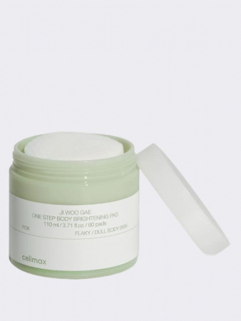 Осветляющие пэды для тела сPHA кислотами и ниацинамидом Celimax Ji Woo Gae One Step Body Brightening Pad | Москосметикс